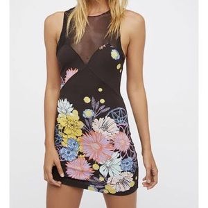 🌸 Free People Ikebana Bodycon Dress 🌸